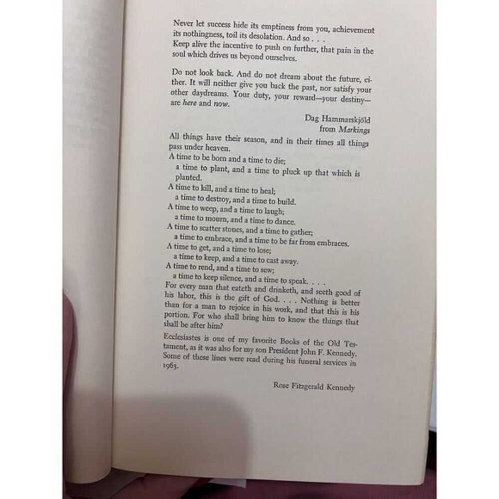 1974 ROSE FITZGERALD KENNEDY Times to Remember Hard Cover Book 1st Edition - Picture 8 of 9